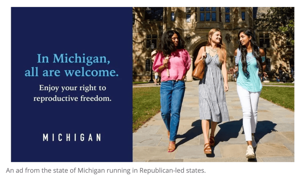 Advertising abortion may not be the best plan for revitalizing your population